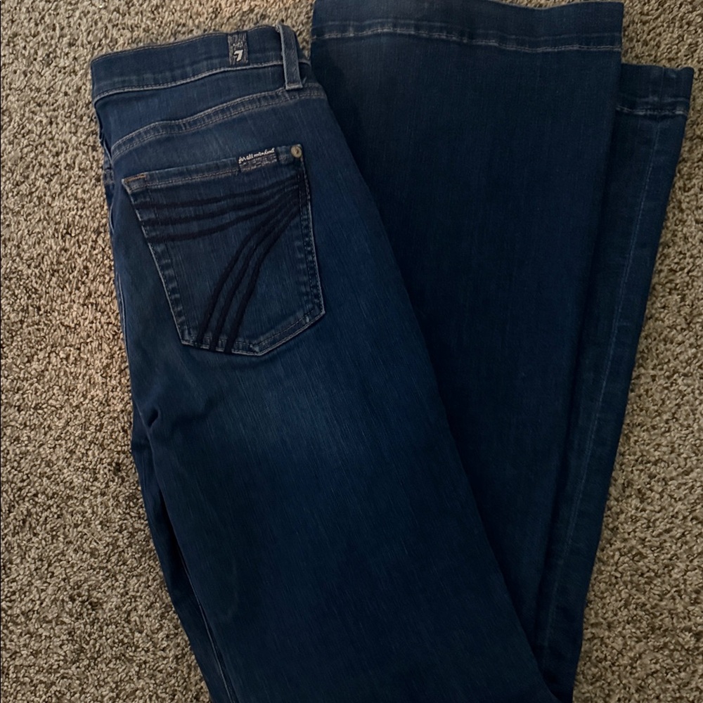 7 For All Mankind Women's Dark Blue Boot Cut Jeans
DOJO STYLE